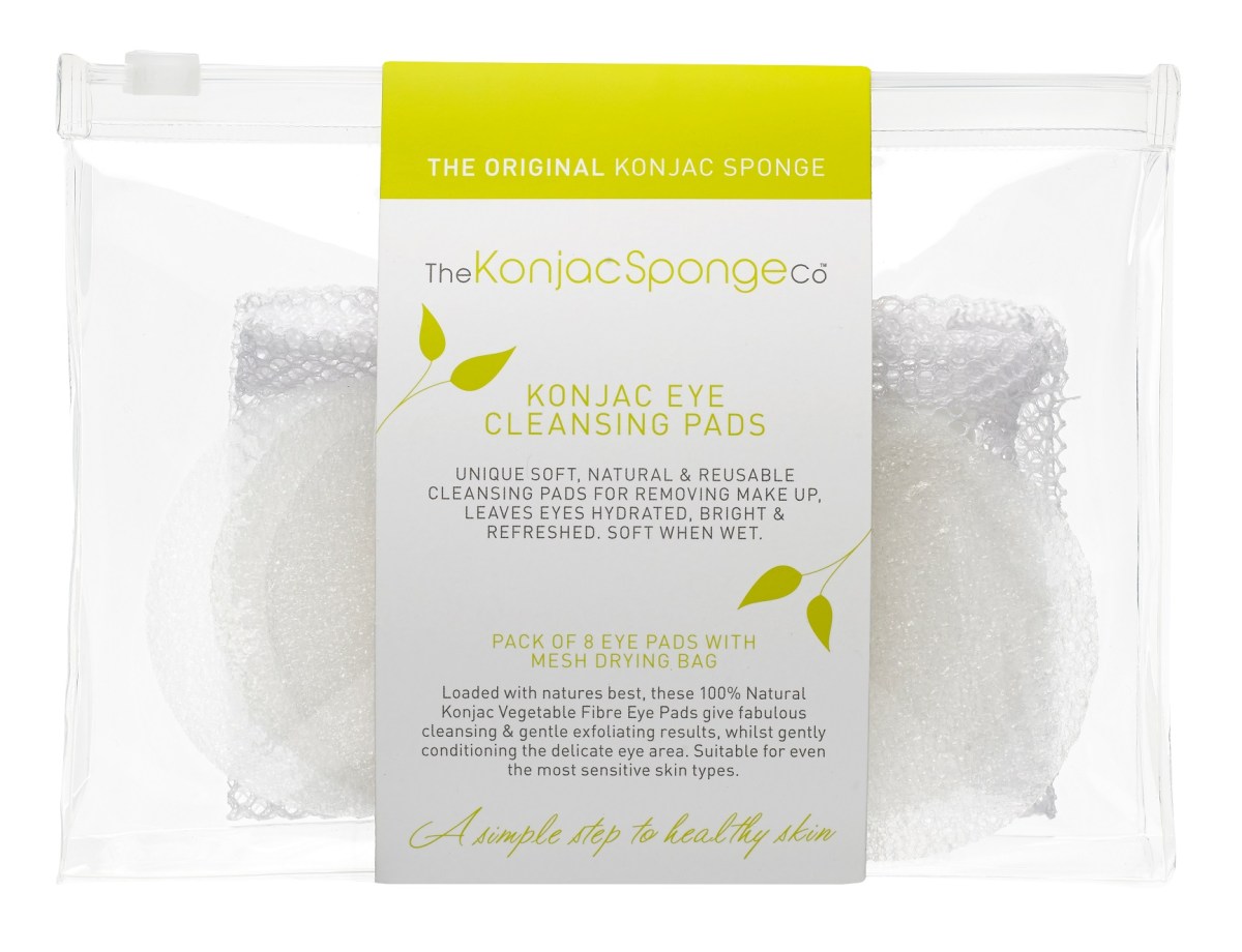 The Konjac Sponge Eye Cleansing Pads FreshBeautyFix