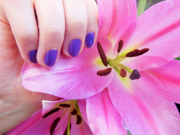 Organic Glam Nail Polish in Violet FreshBeautyFix