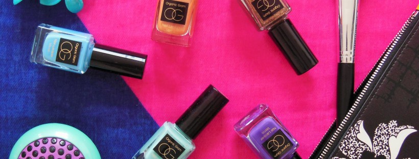 Organic Glam nail polish flatlay featured FreshBeautyFix