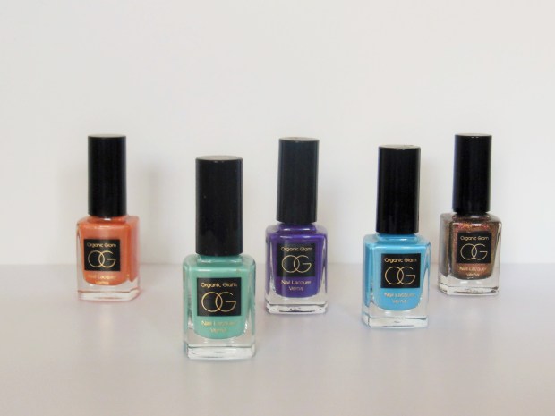 Organic Glam Nail Polish range FreshBeautyFix