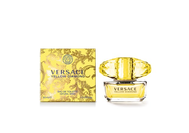 Versace Yellow Diamond fragrance bottle