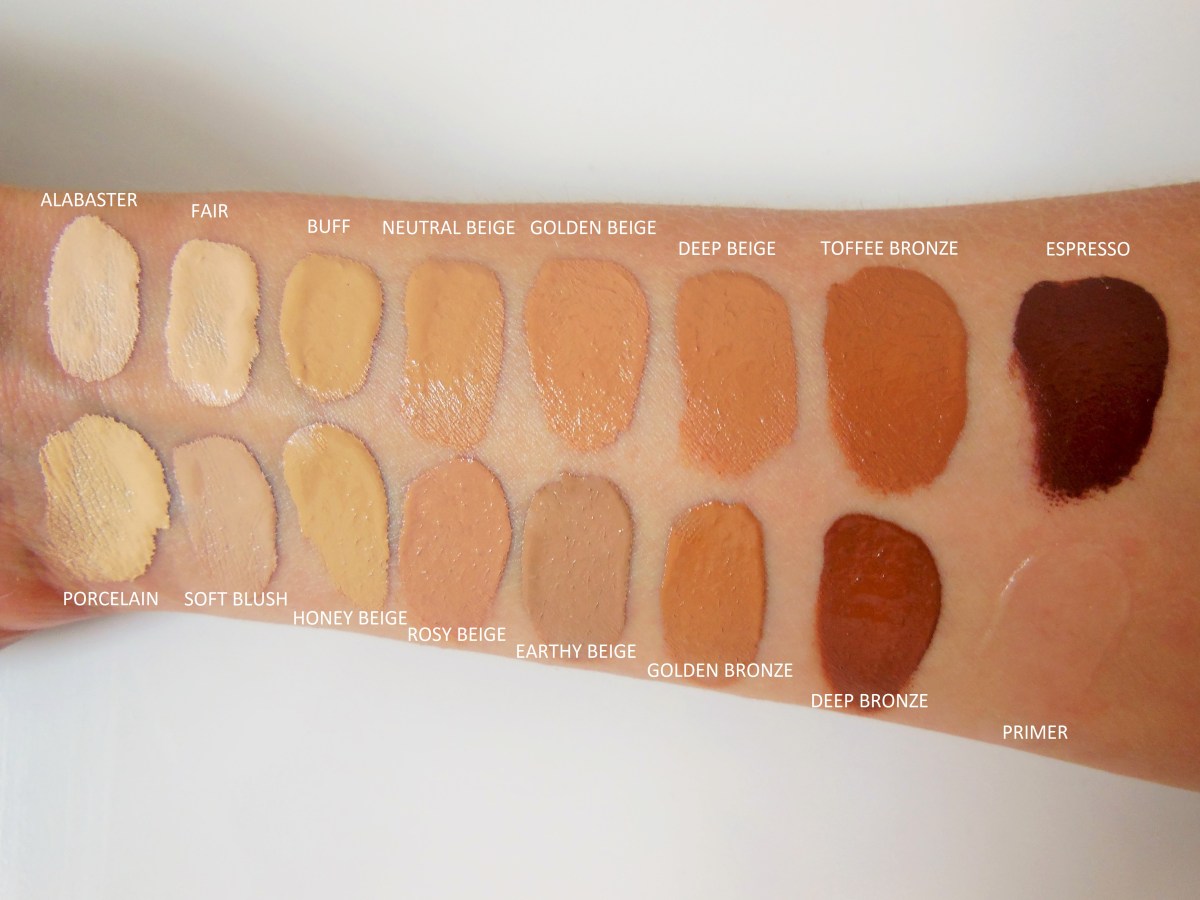 Arbonne Perfecting Liquid Foundation Swatches FreshBeautyFix