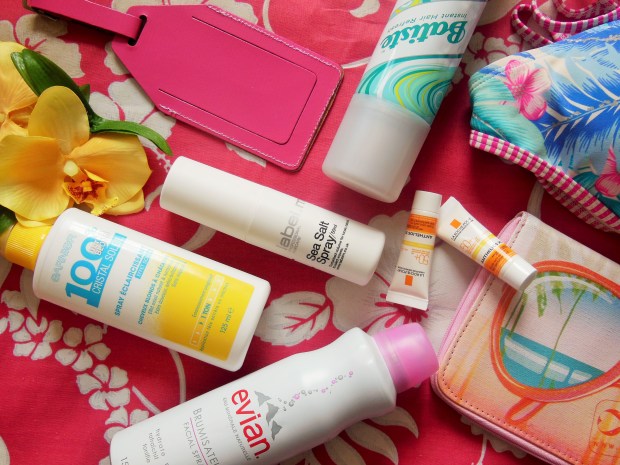 FreshBeautyFix Summer Beauty Essentials featuring La Roche-Posay Batiste label.m Evian and Garnier