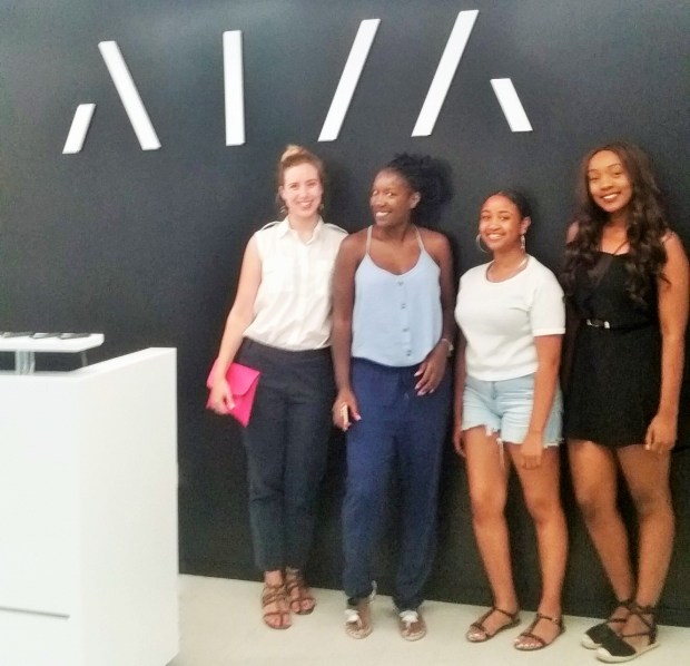 FreshBeautyFix with lifestyle bloggers in the AIM Escape Room Lobby