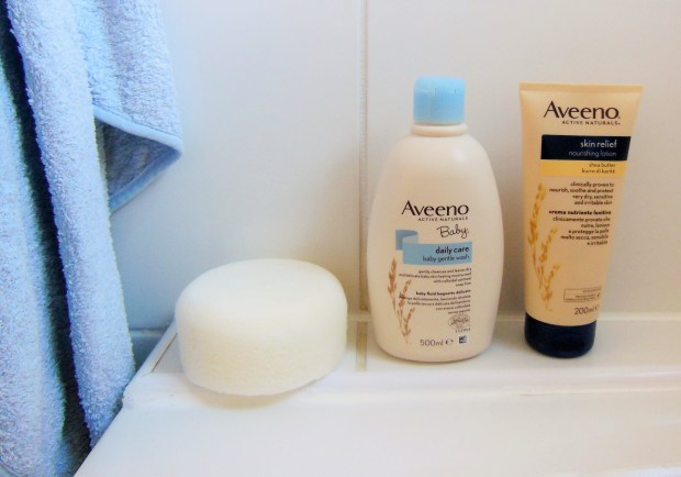 Aveeno Baby Body Wash and Skin Relief Moisturising Lotion