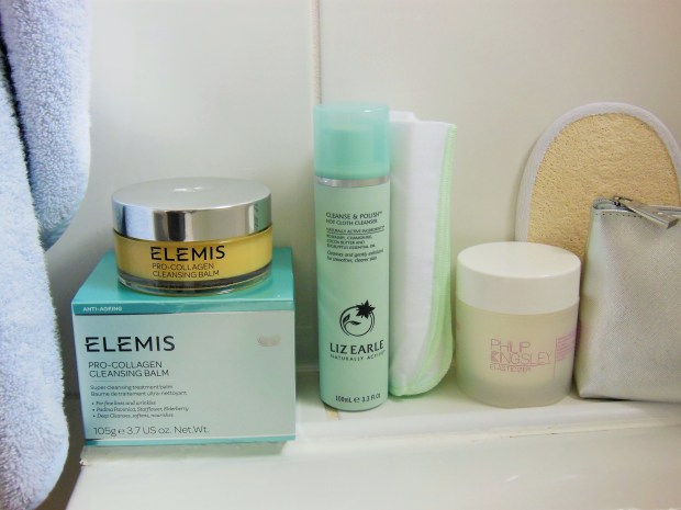 FreshBeautyFix iconic beauty products in the bathroom