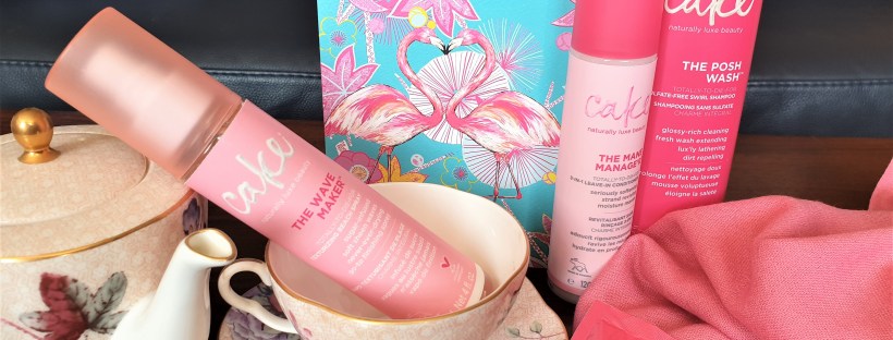 Cake hair care range with tea set