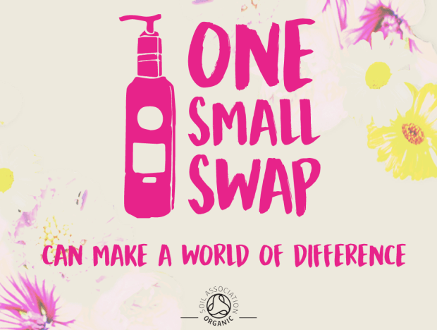 One Small Swap banner by The Soil Association