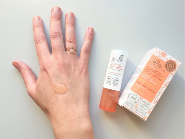 Natura Siberica organic brightening face serums