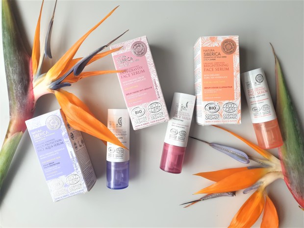 Natura Siberica organic face serums