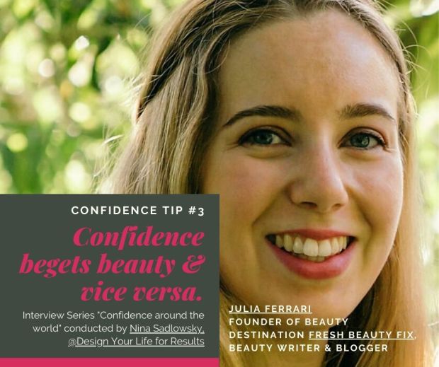 Fresh Beauty Fix Confidence Interview portrait